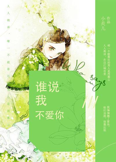 谁说我不爱你封面